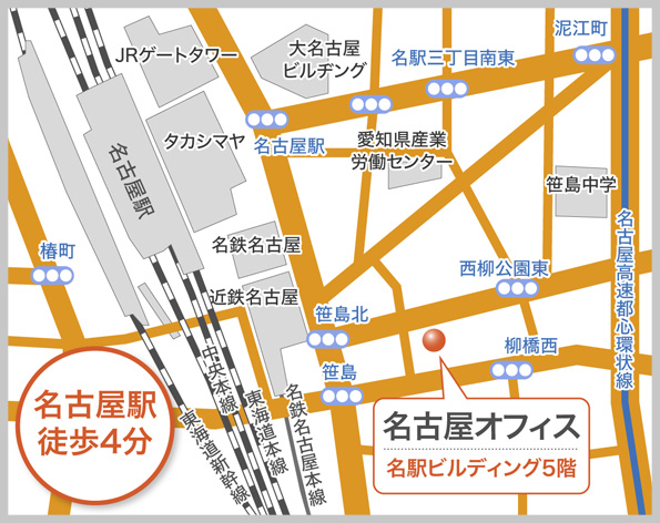 上野オフィス地図